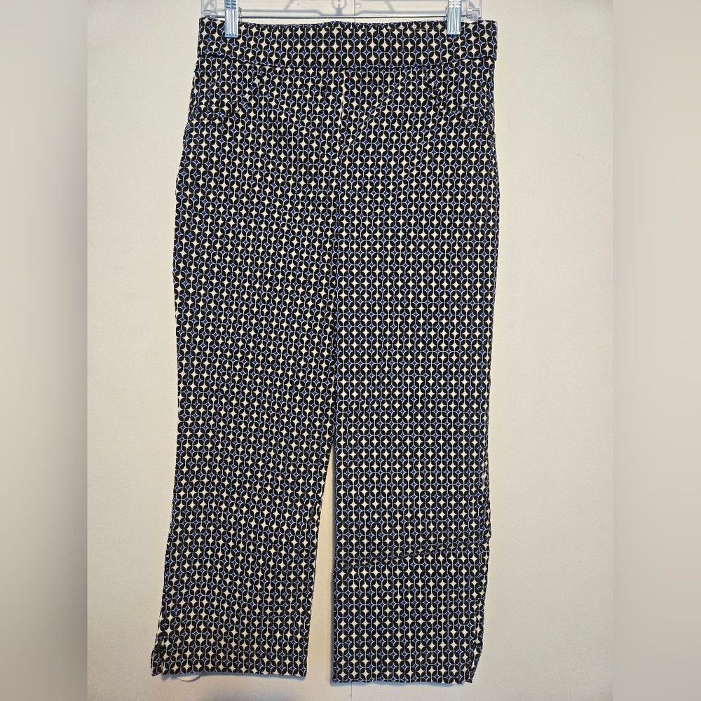Roz & Ali‎ Geometric Patterned Cropped Pants